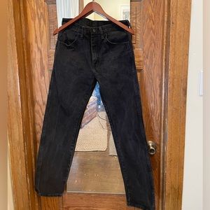 Black Vintage Rustler Jeans